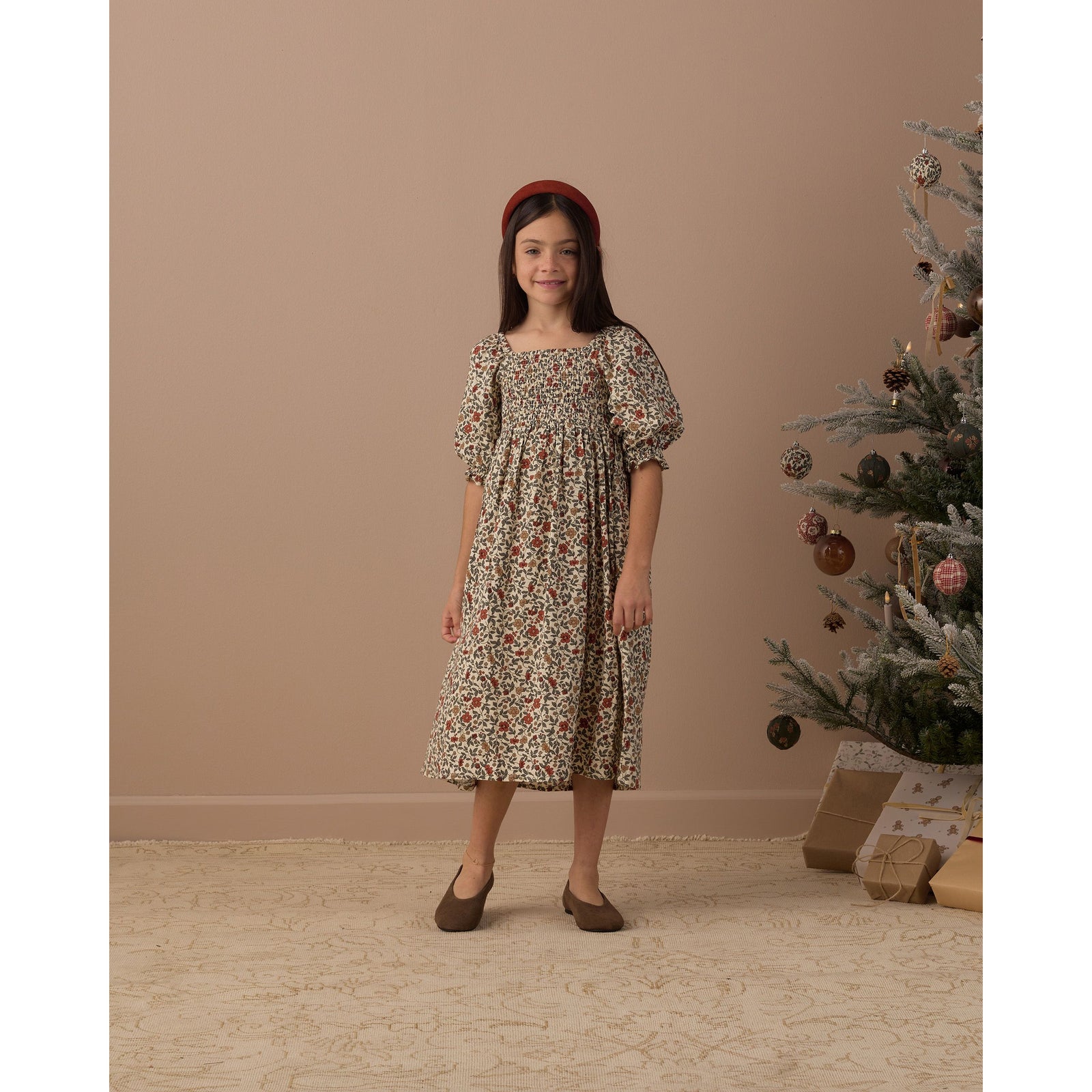 Adelaide Dress Holiday Floral