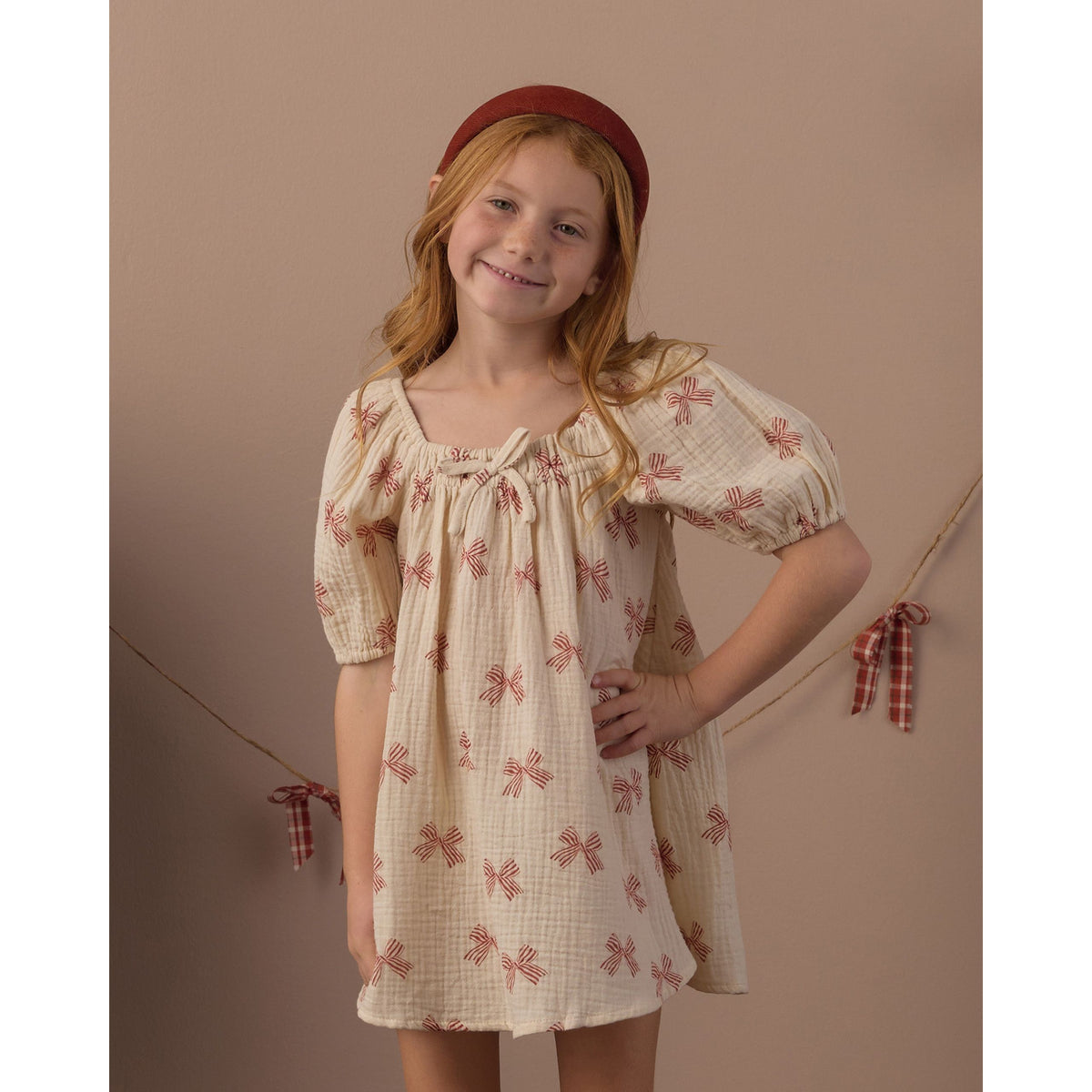 Sabrina Mini Dress Peppermint Bows