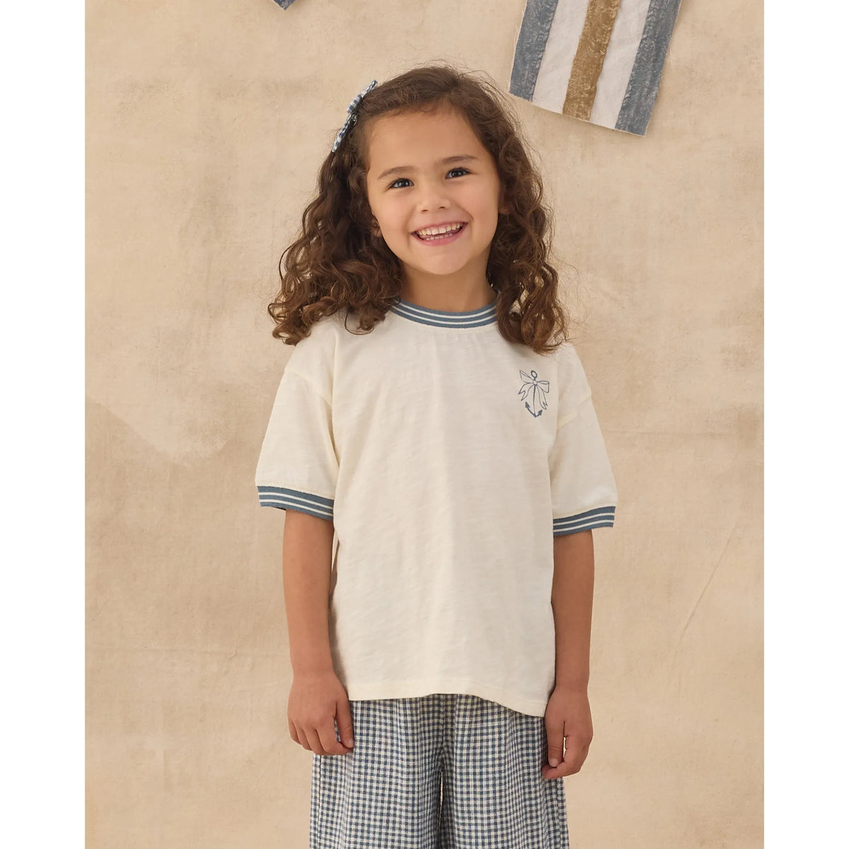 Ringer Tee || Anchor Bow