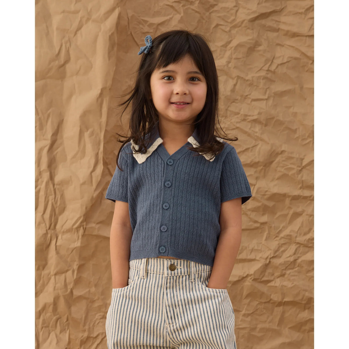 Sloane Knit Top || Marine