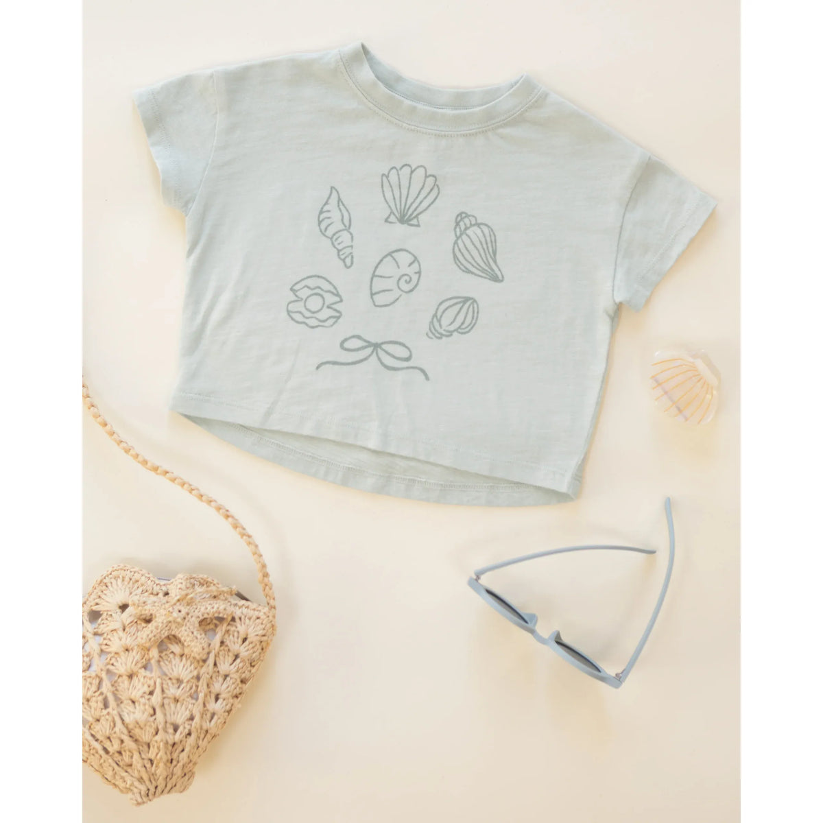 Boxy Tee || Seashells
