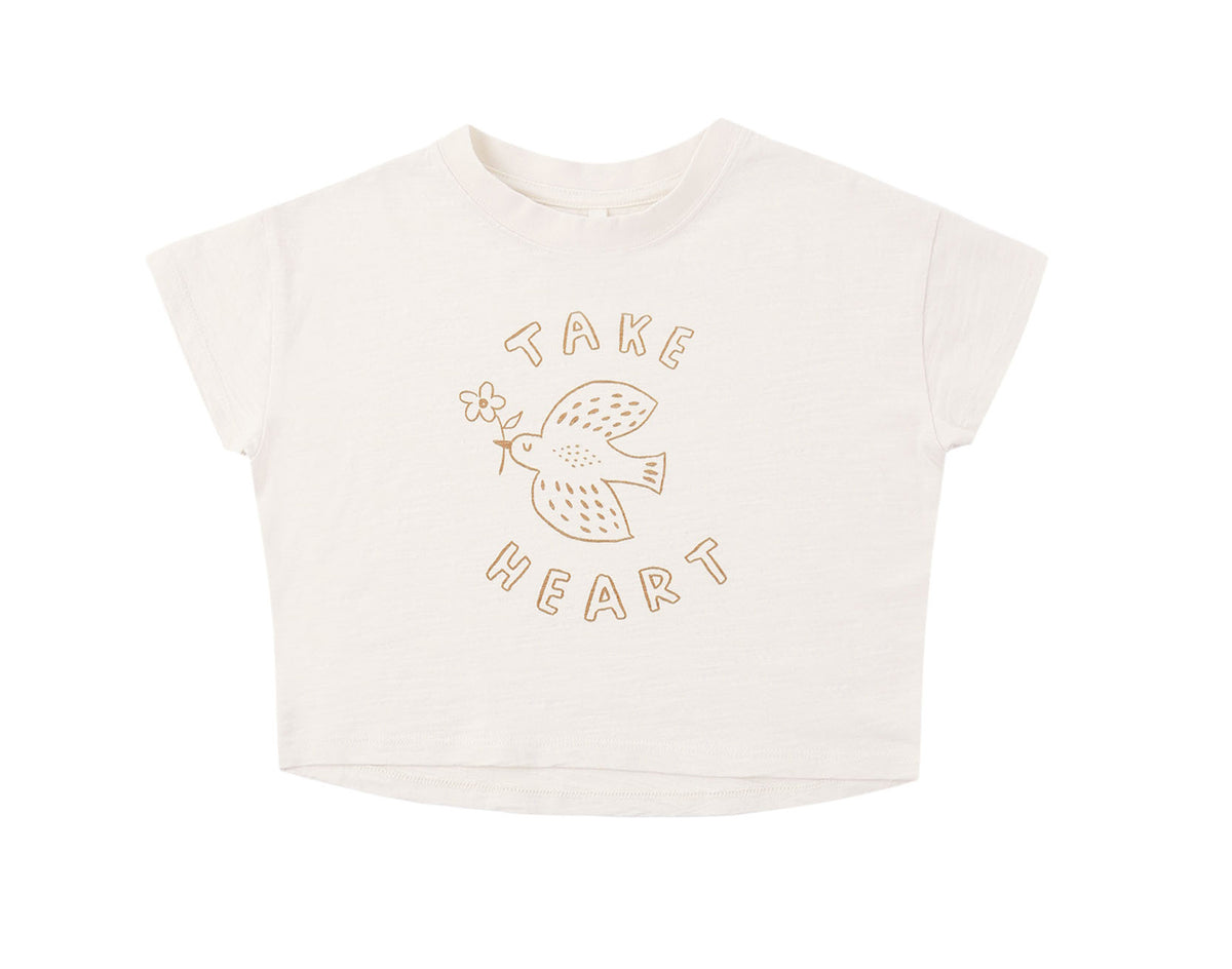 Boxy Tee Take Heart