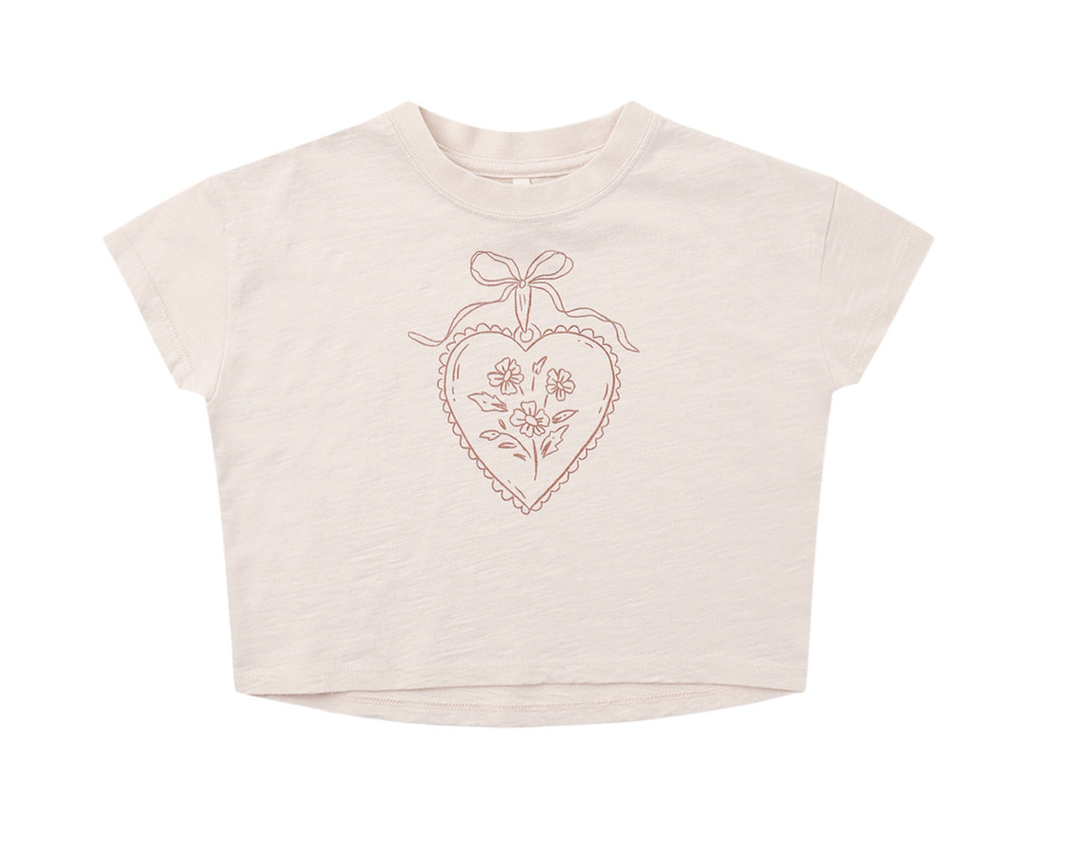 Boxy Tee Heart Locket