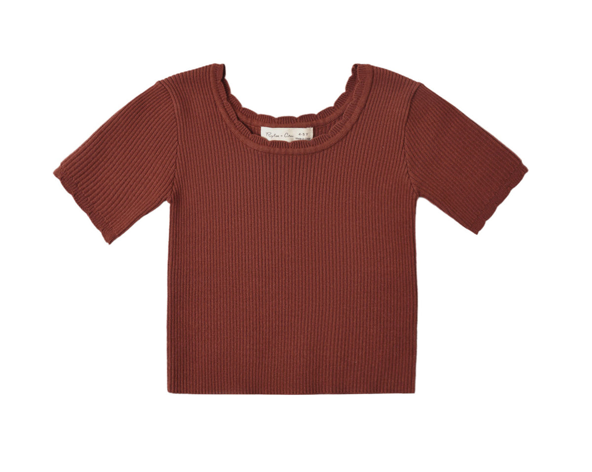 Scallop Tee Brick