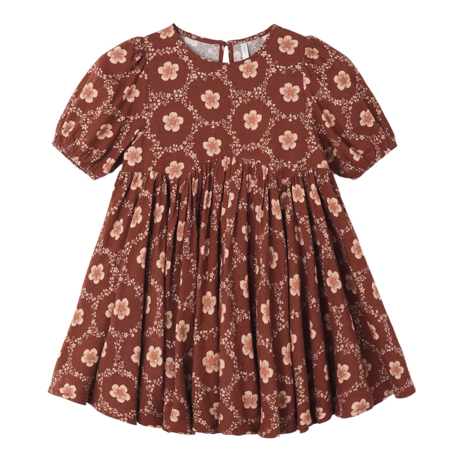 Rose Dress Brick Daisies