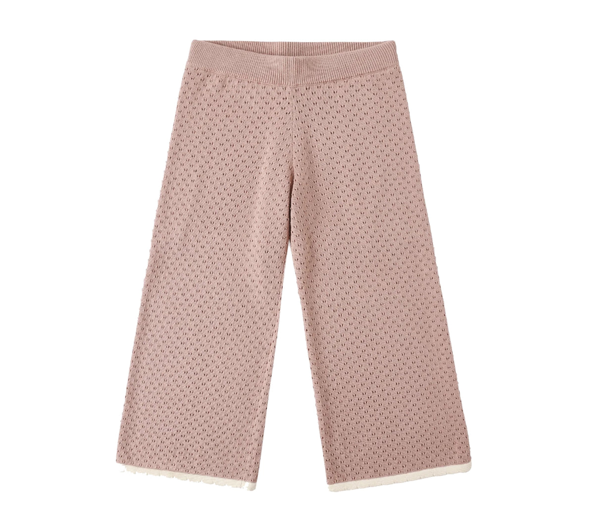 Pointelle Knit Pant Rosewood