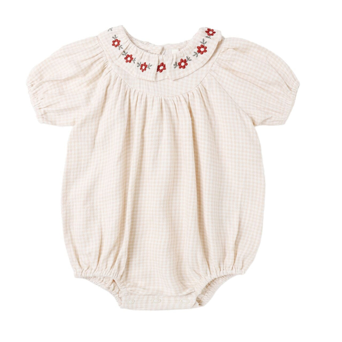 Lula Romper || Petal Gingham