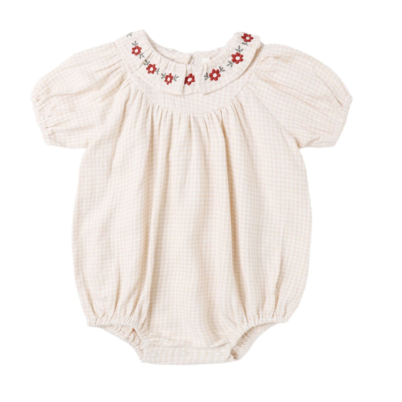 Lula Romper || Petal Gingham