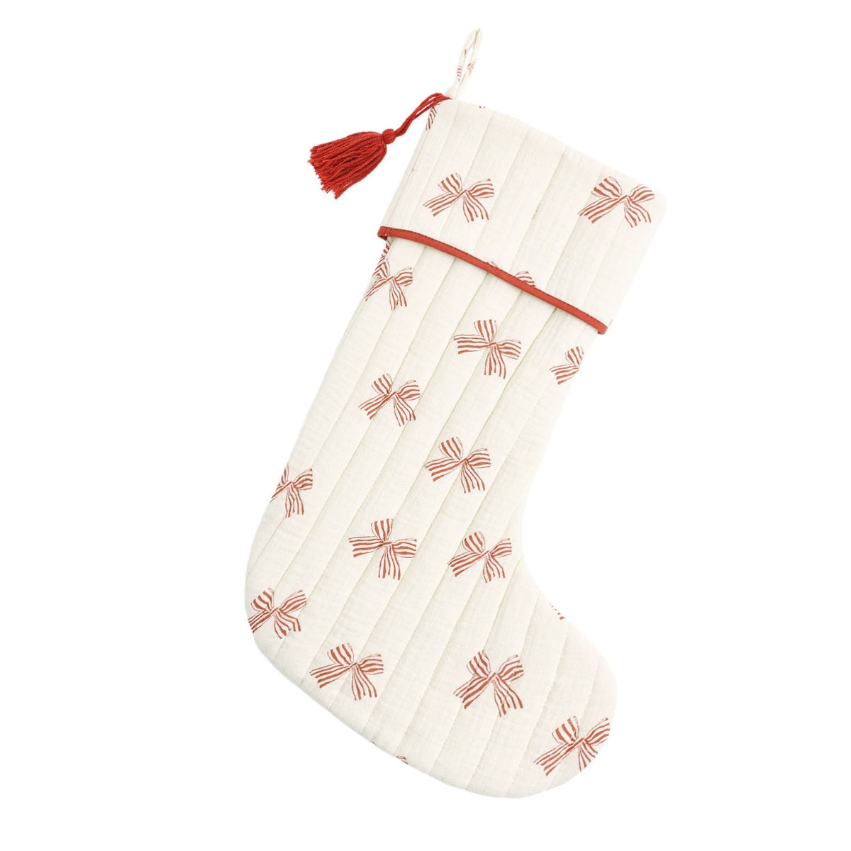 Christmas Stocking Peppermint Bows