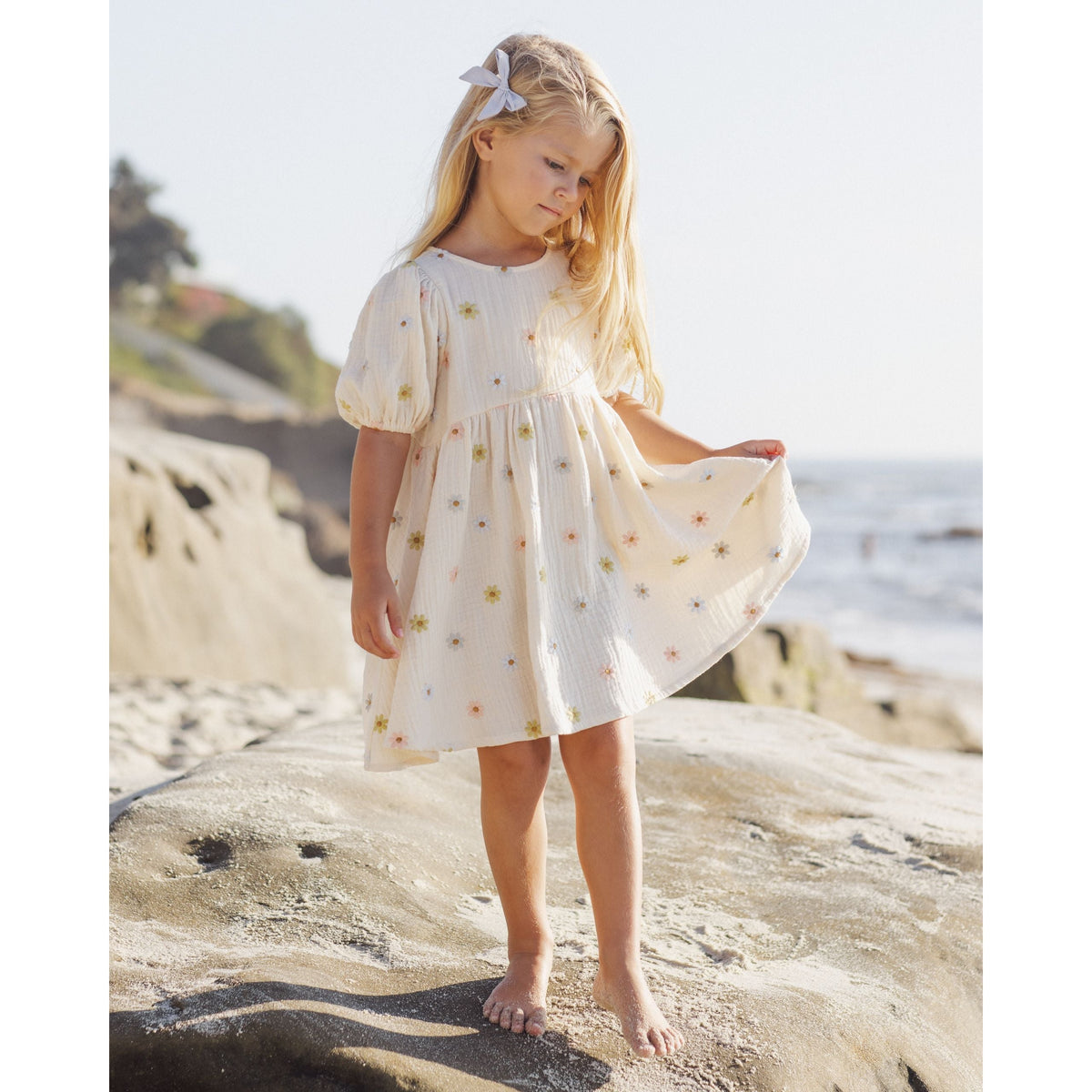 Marley Dress || Embroidered Daisies