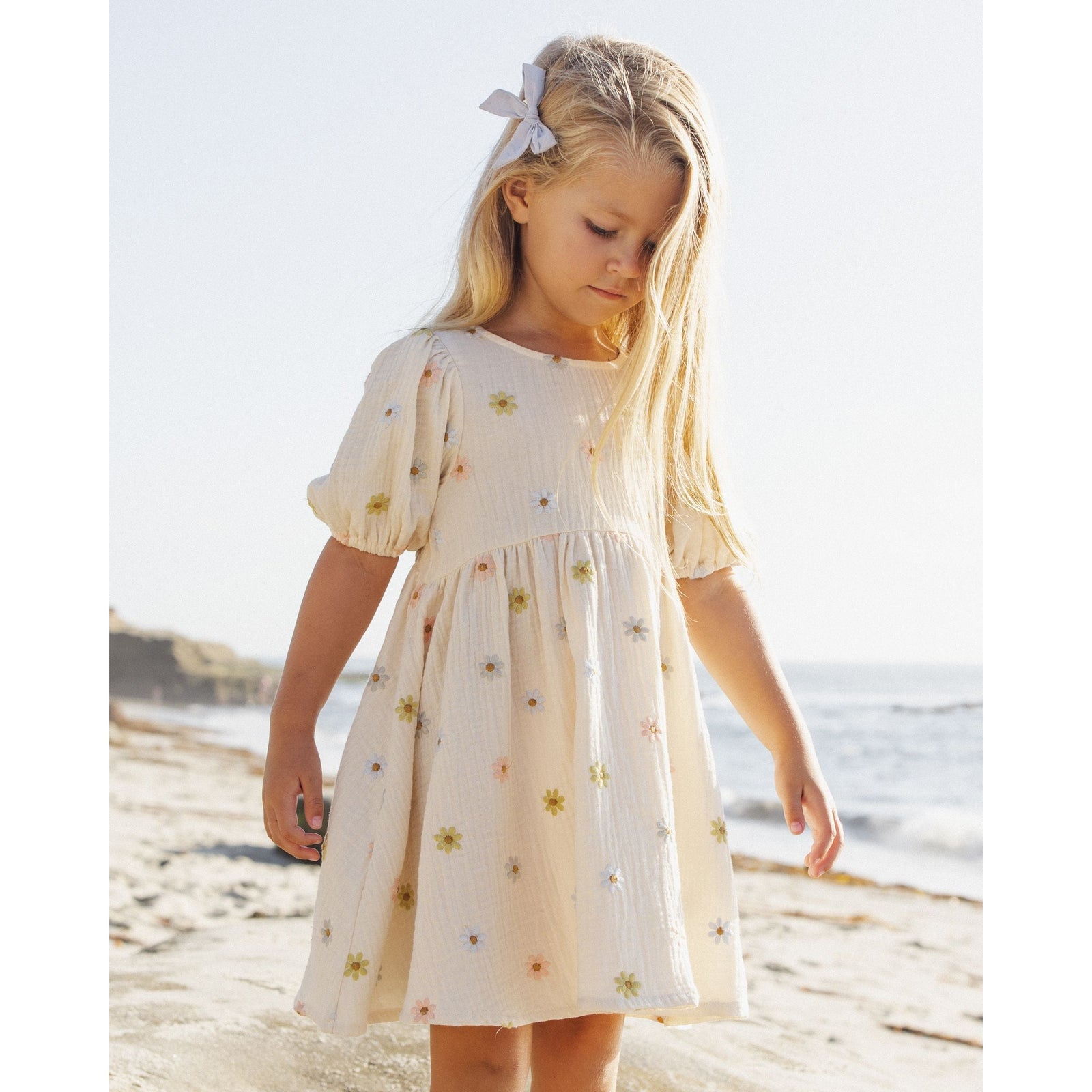 Marley Dress || Embroidered Daisies