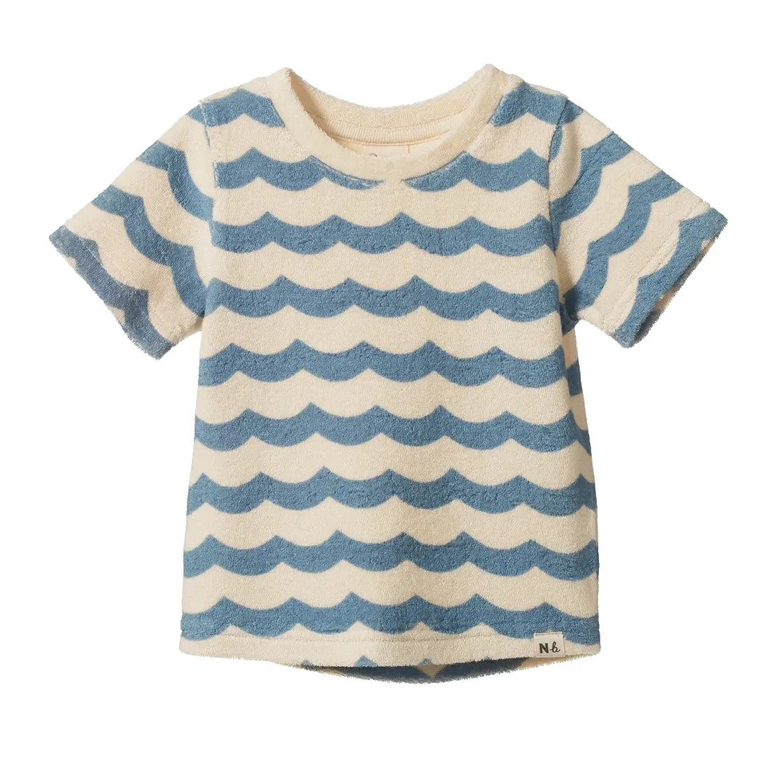 River Tee Terry - Waves Print