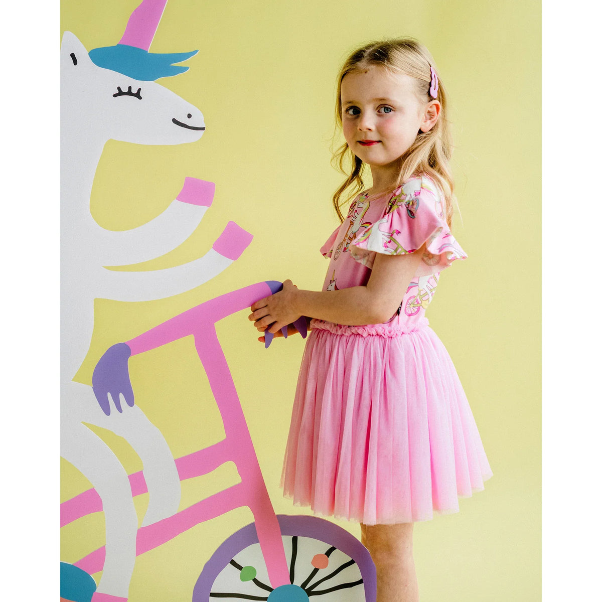Unicorn Bike Cherie Tulle Dress