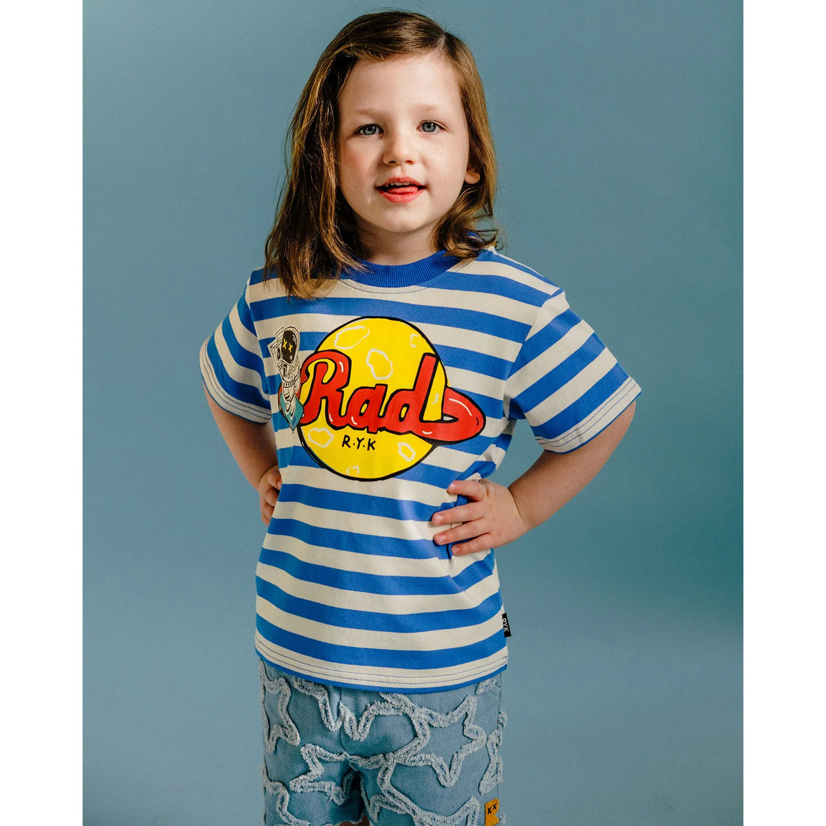 Planet Rad Stripe Short Sleeve T-Shirt