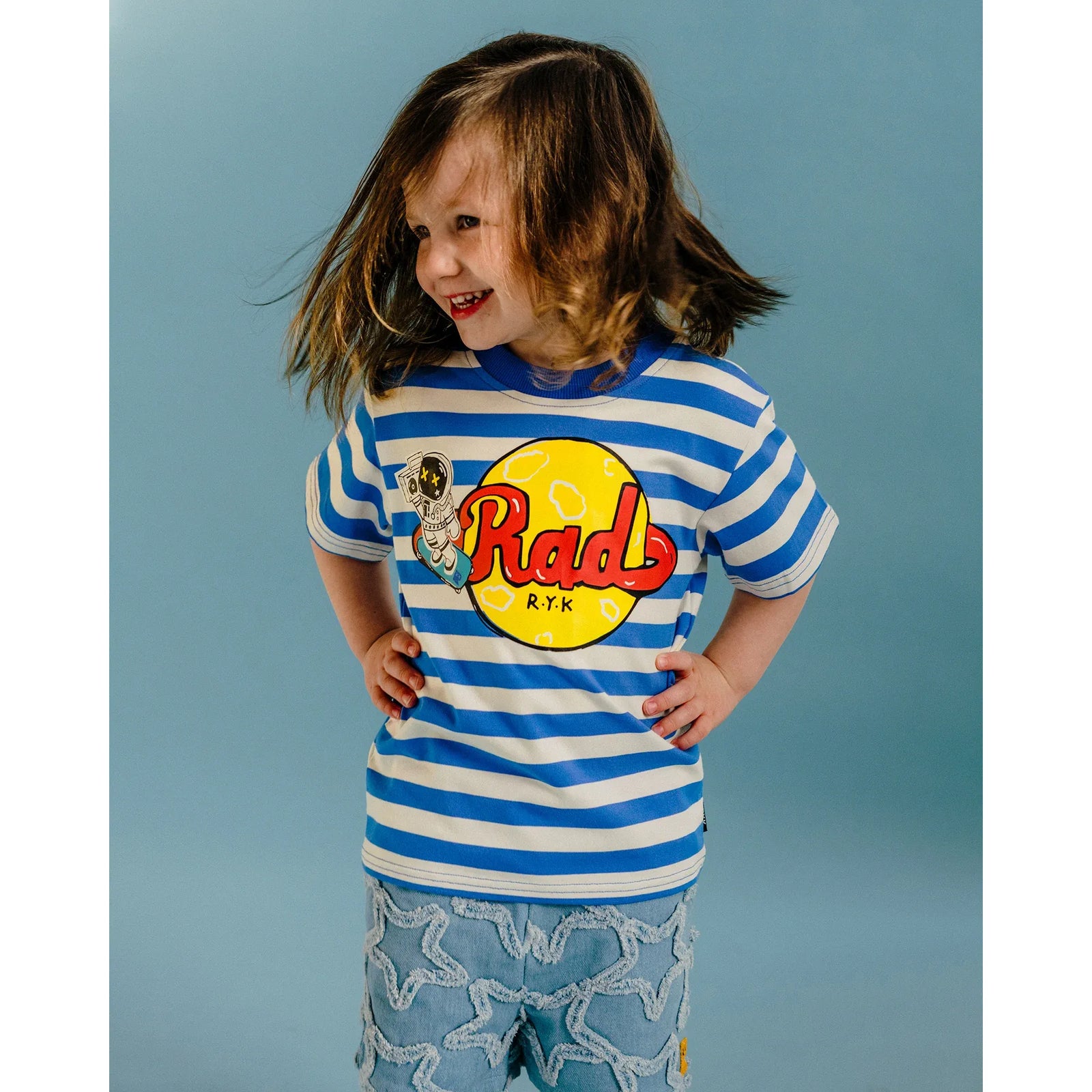 Planet Rad Stripe Short Sleeve T-Shirt
