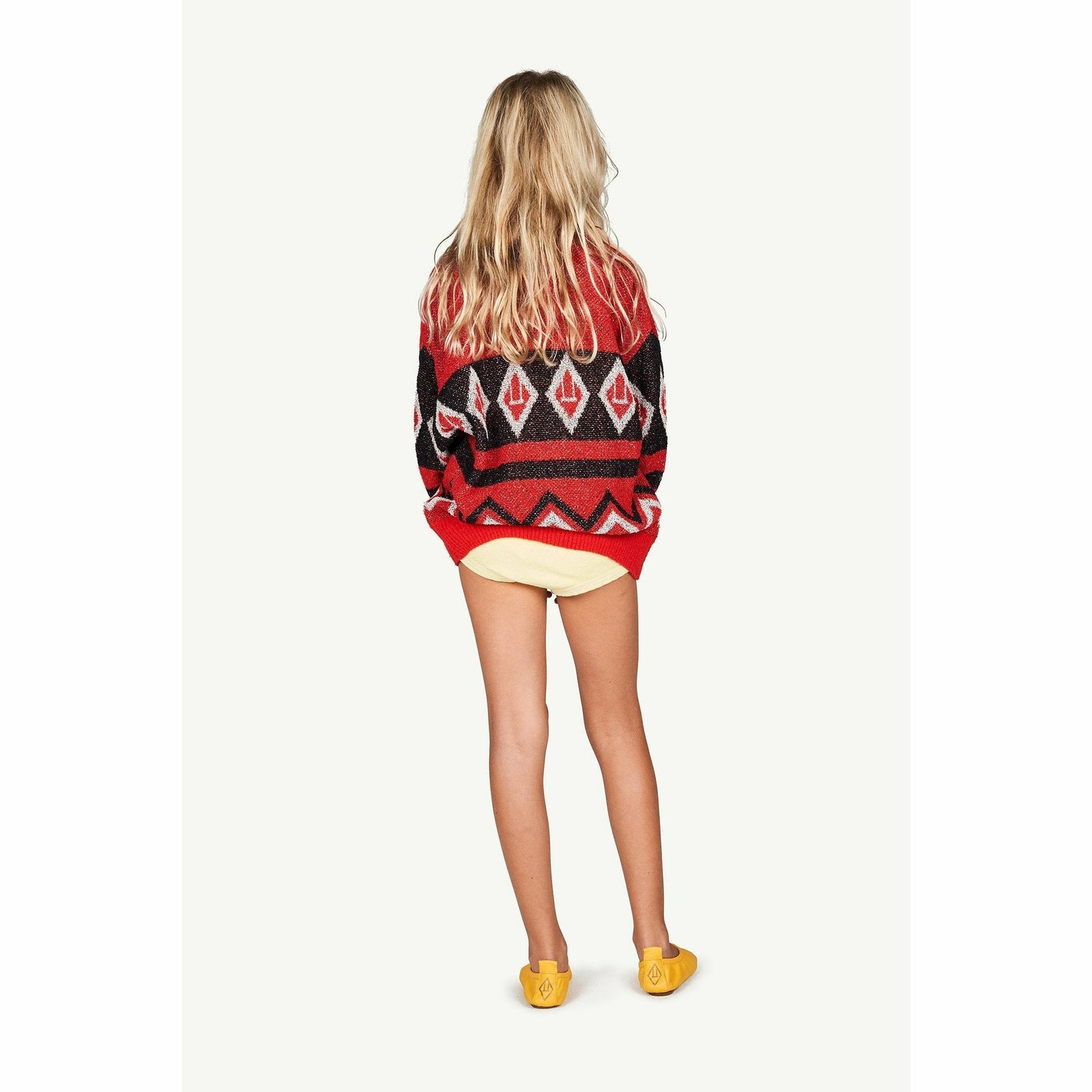 Racoon Kids Cardigan Red