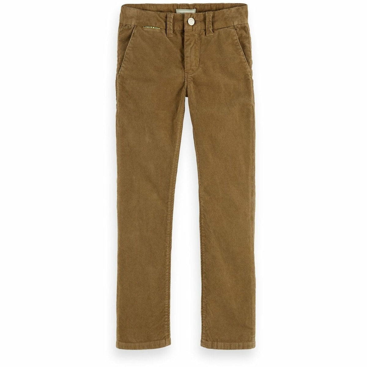 Relaxed Slim Fit Corduroy Chino - Walnut