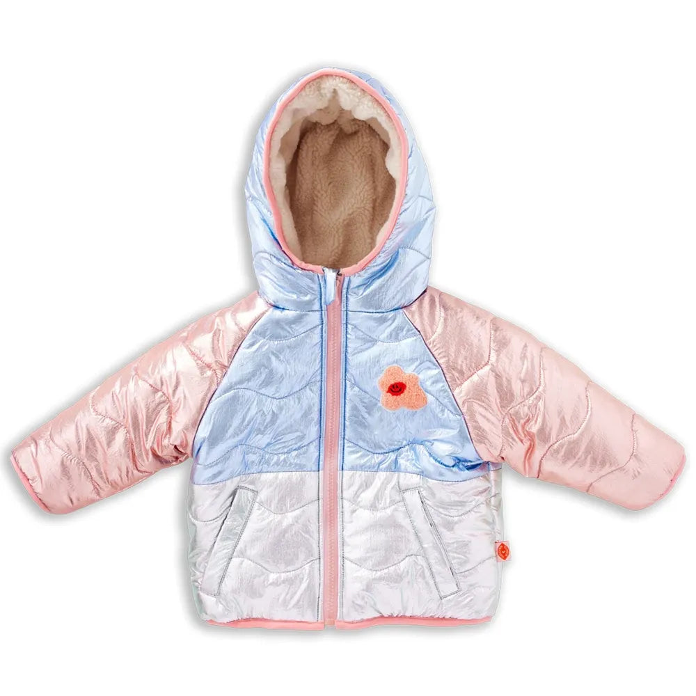 Hej Blomma! Reversible Kids Puffer Jacket