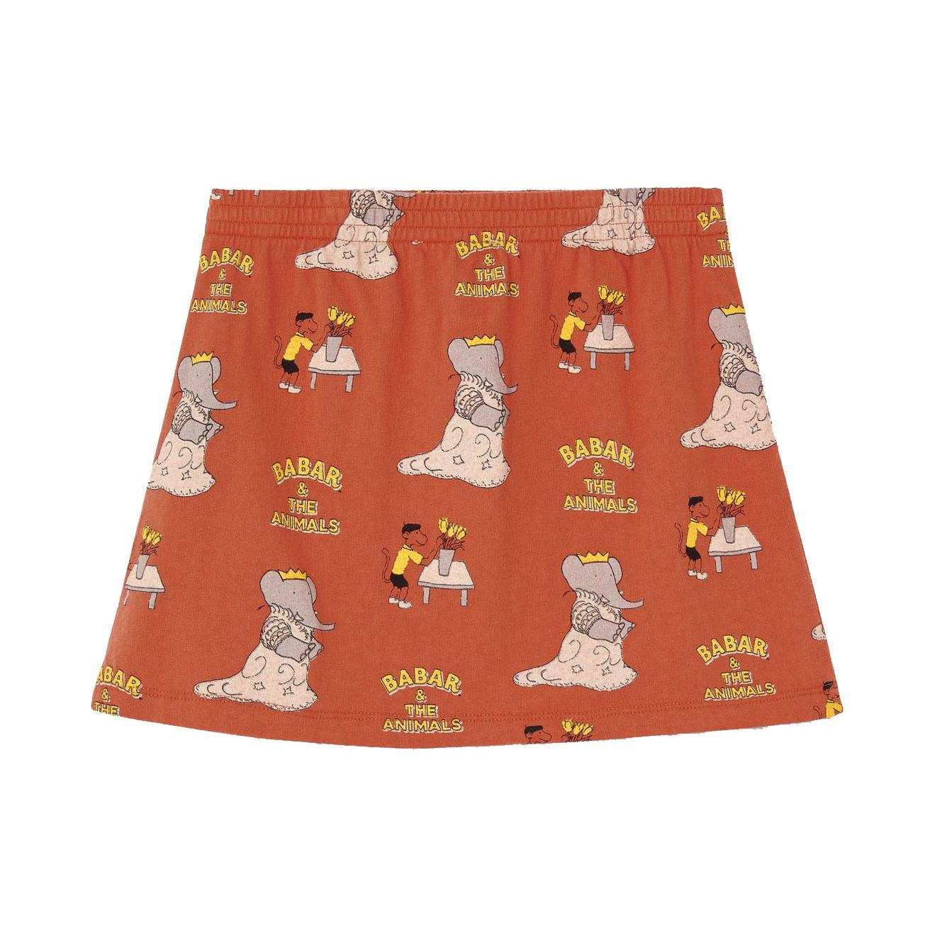 Babar Wombat Kids Skirt - Elephants Wedding