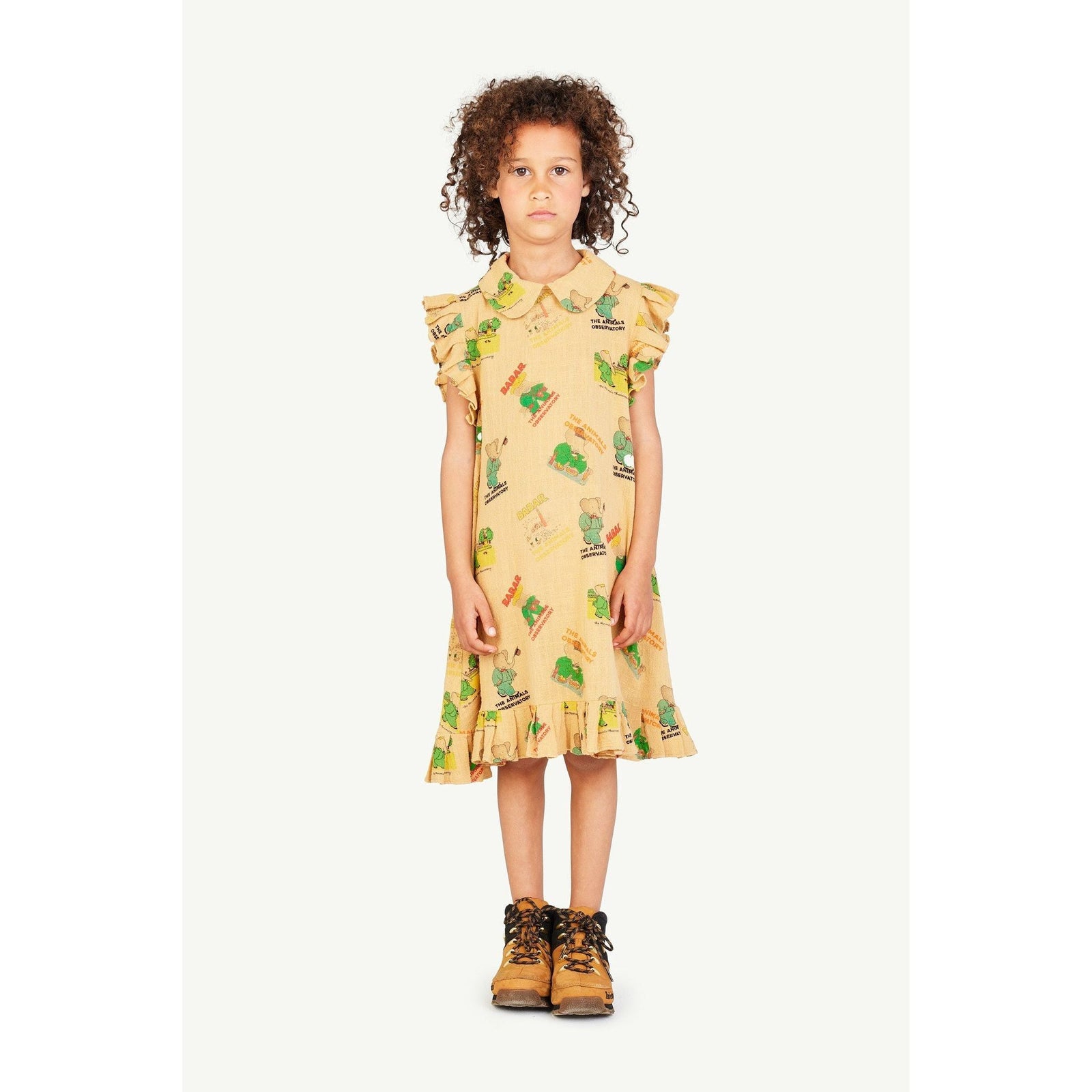 Babar Giraffe Kids Dress - Mix Elephants
