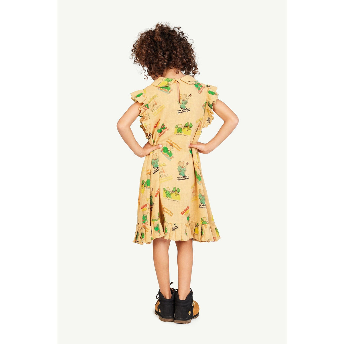 Babar Giraffe Kids Dress - Mix Elephants