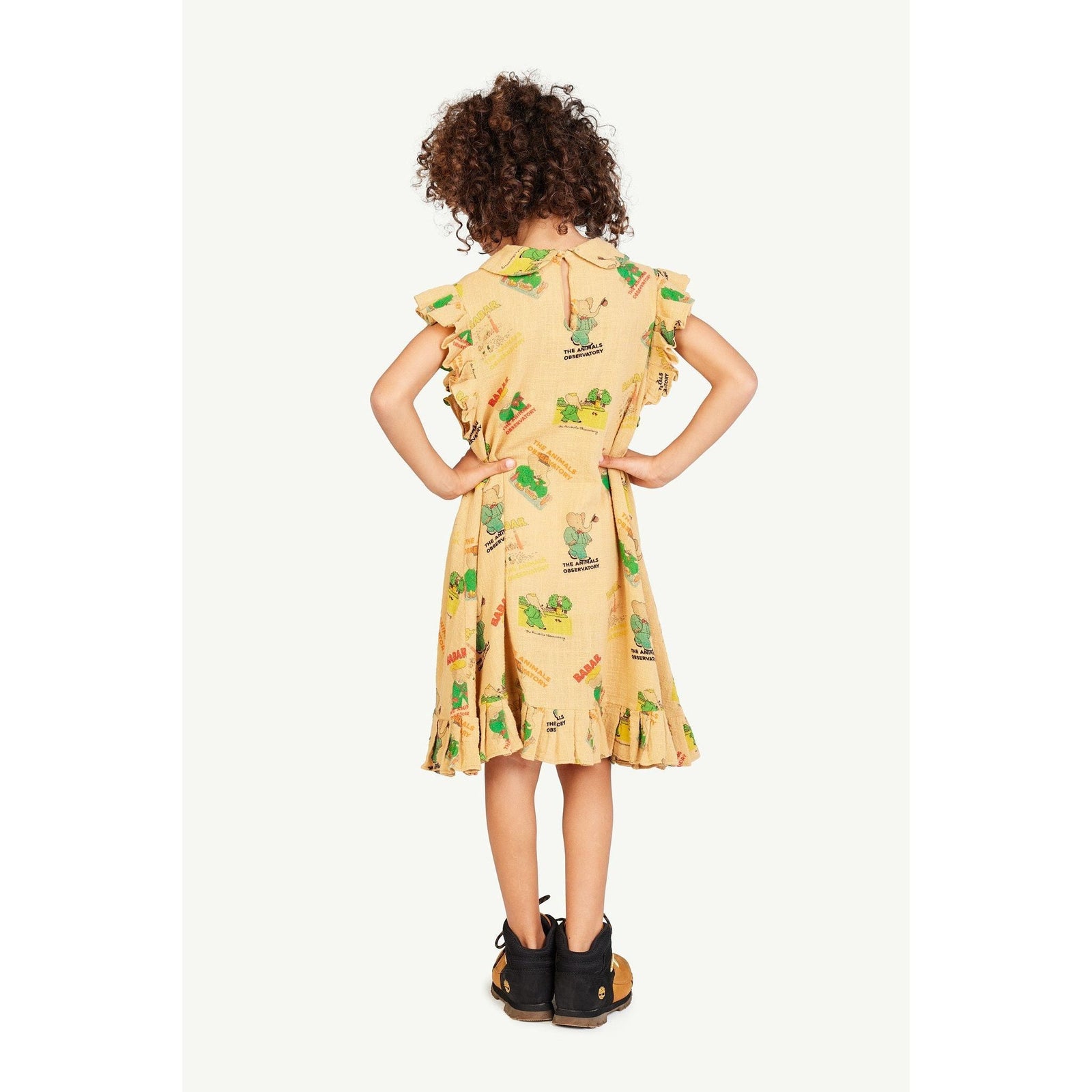 Babar Giraffe Kids Dress - Mix Elephants