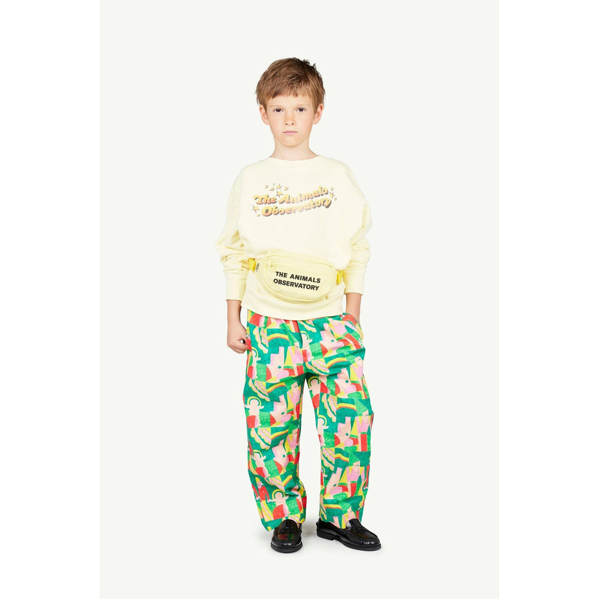 Bear Kids Sweatshirt Soft Yellow
