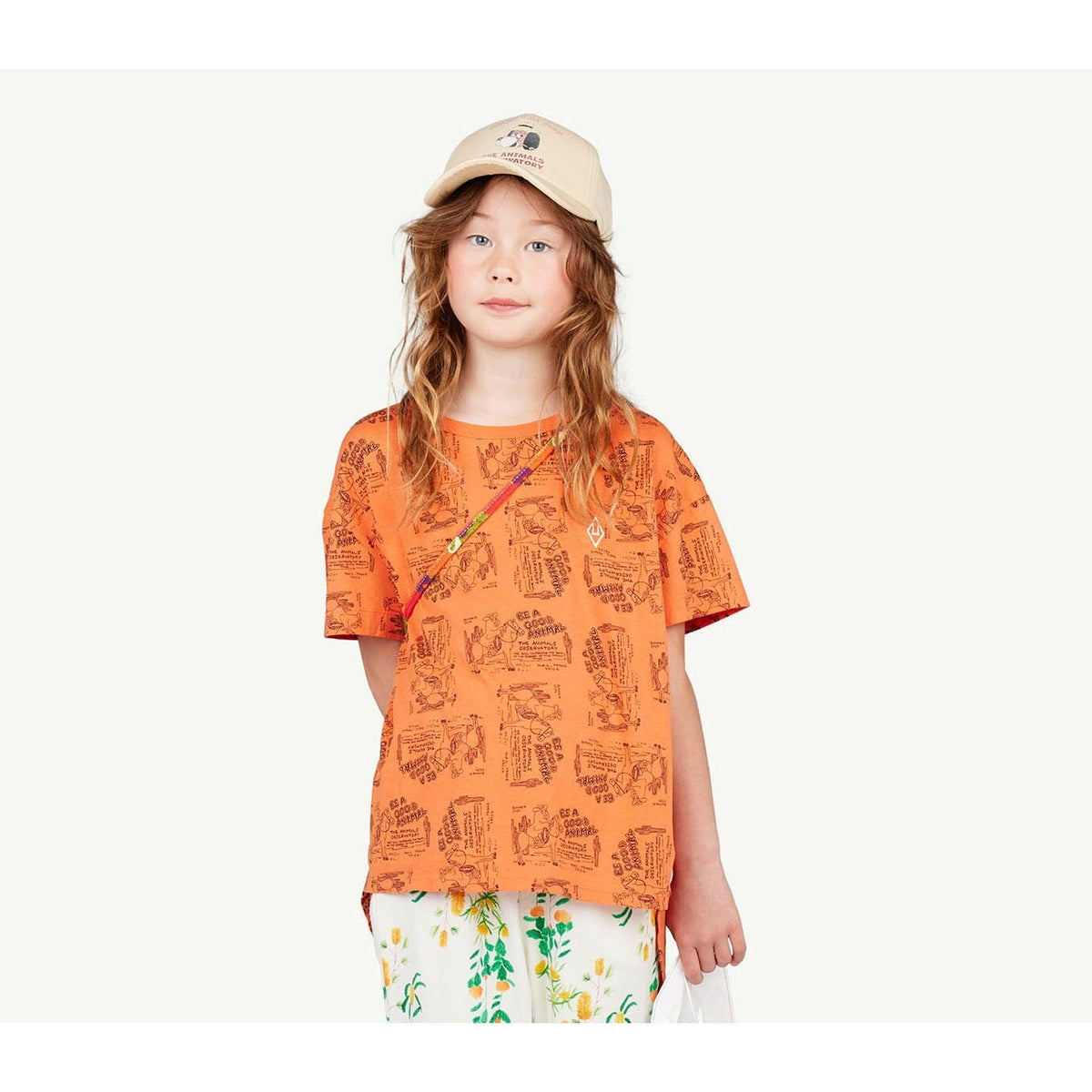 Elastic Hamster Kids Cap Beige