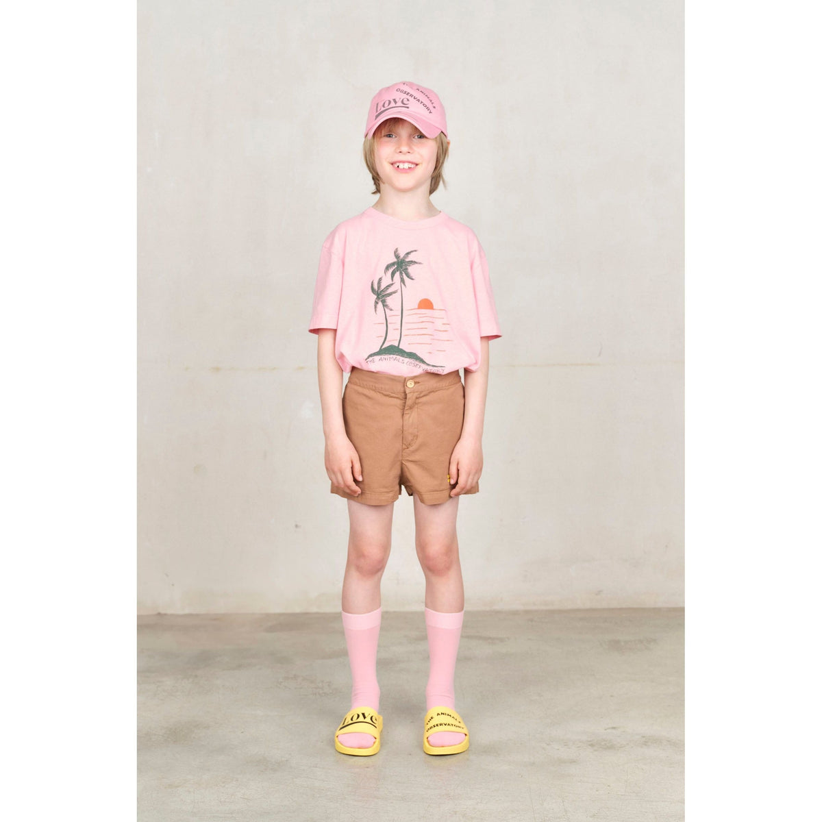 Pink Sunset Big Rooster T-Shirt