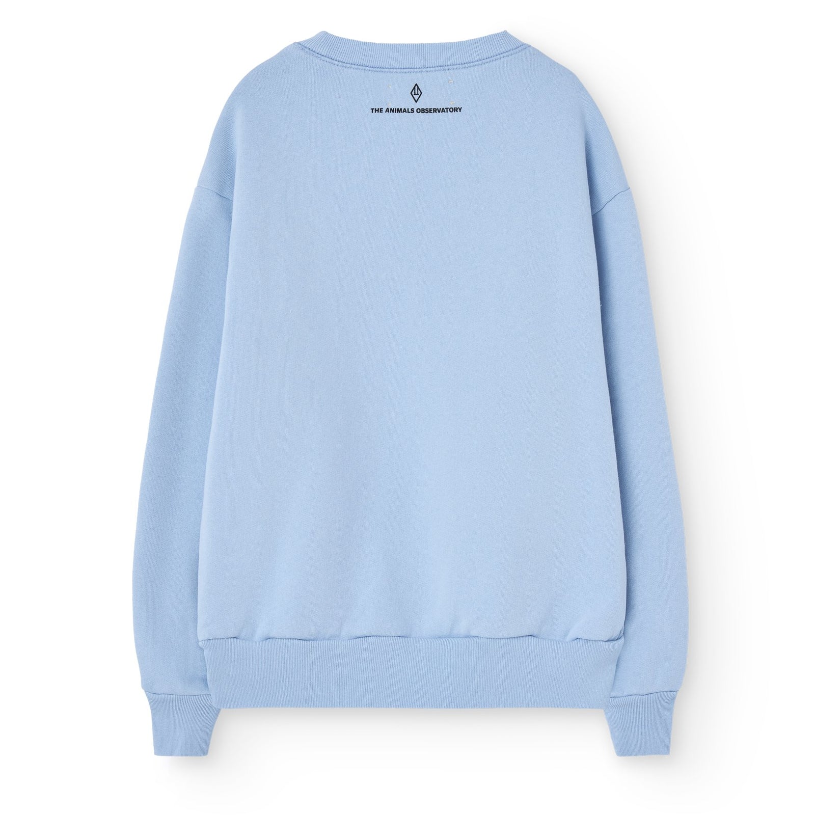Soft Blue Comic Bear Sweatshirt