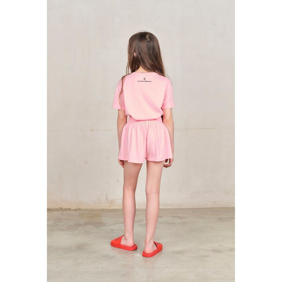 Pink Love Ostrich Shorts