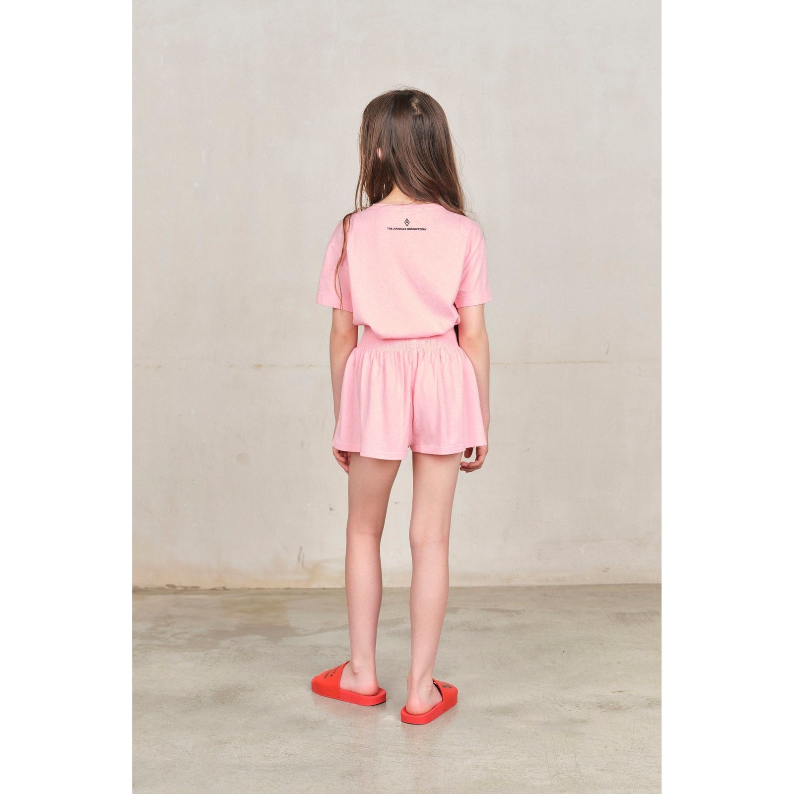Pink Love Ostrich Shorts