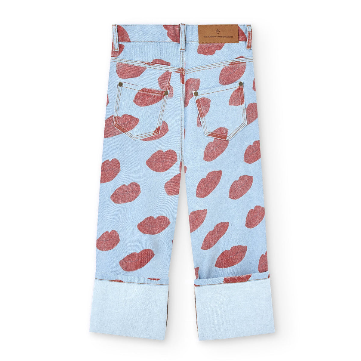Soft Blue Kissing Ant Jeans