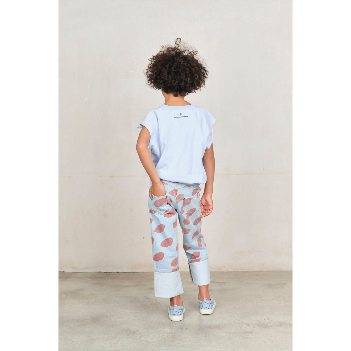 Soft Blue Kissing Ant Jeans