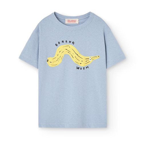 Rooster Kid T-Shirt Blue-Grey