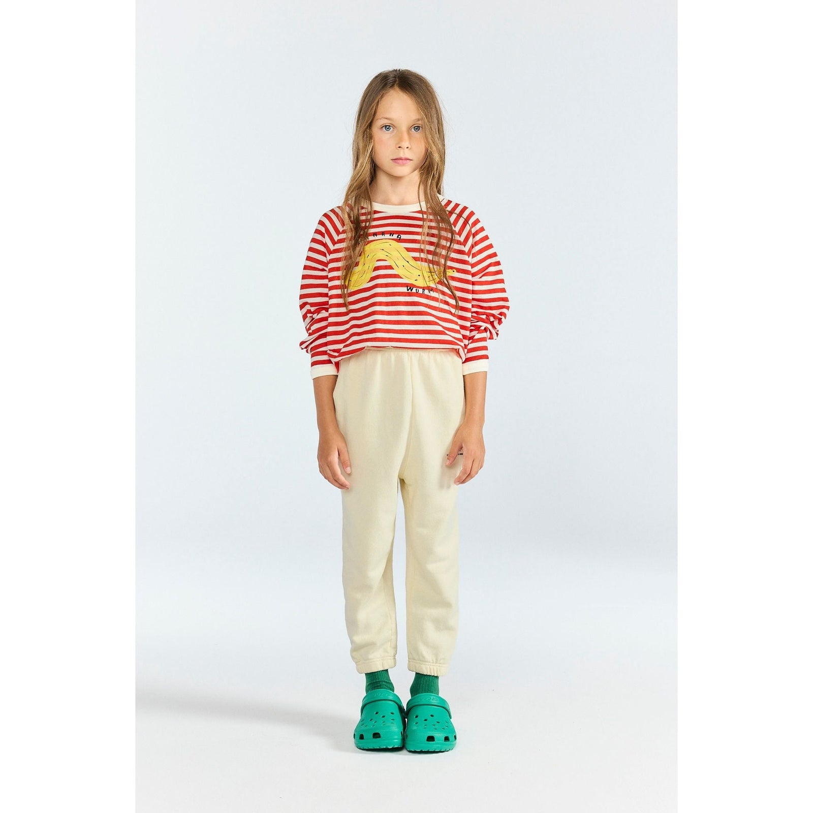 Anteater Kid Long Sleeve T-Shirt Raw White