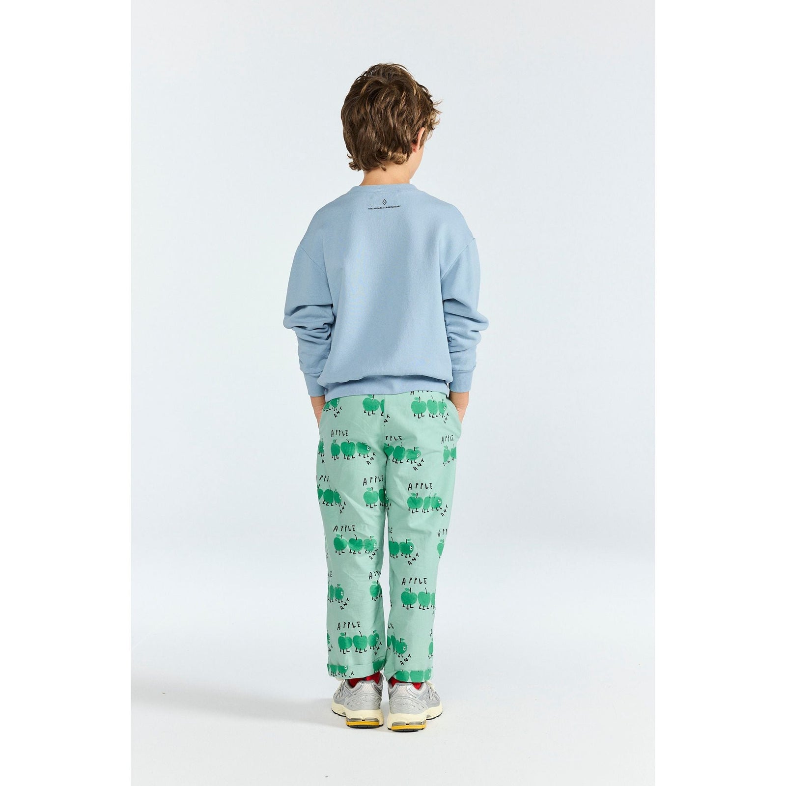 Bear Kid Sweatshirt Blue-Grey