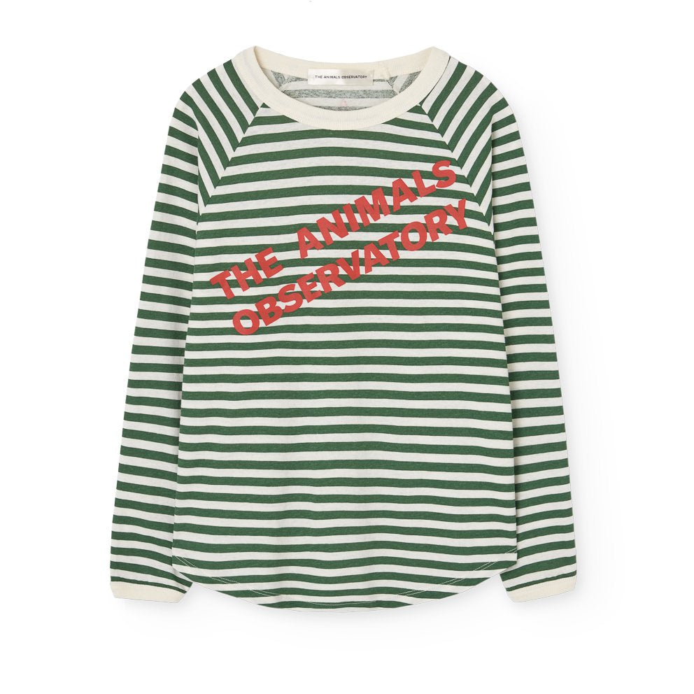 Anteater Kid Long Sleeve T-Shirt Stripe Dark Garden