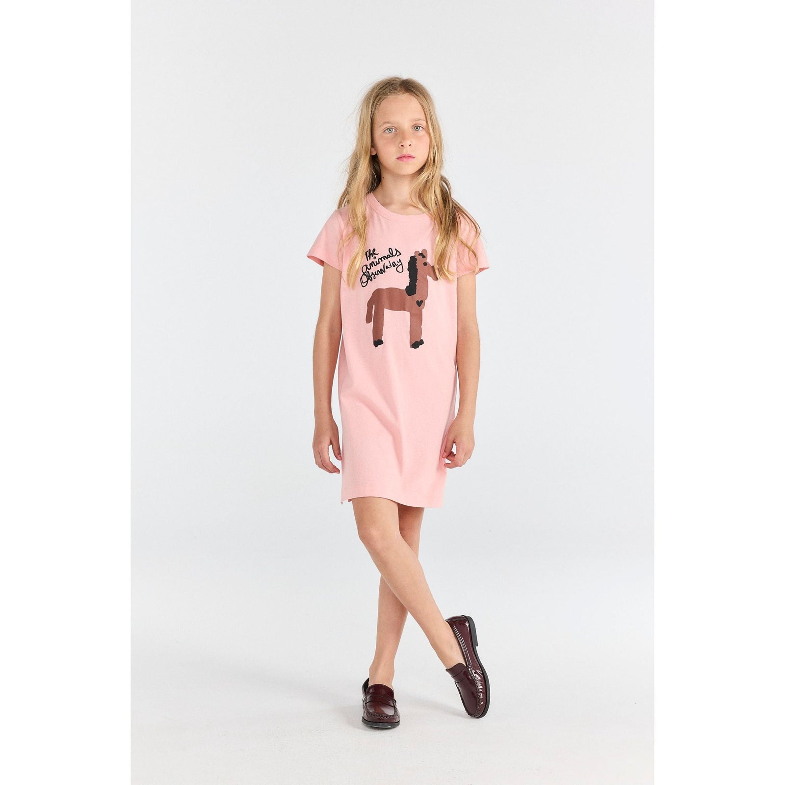Gorilla Kid Dress Soft Pink