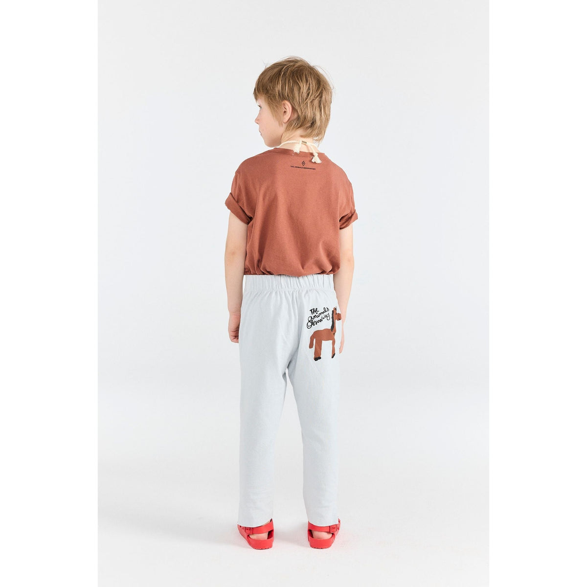 Rooster Kid T-Shirt Brown