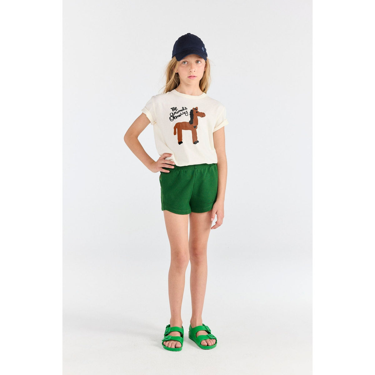 Rooster Kid T-Shirt Raw White