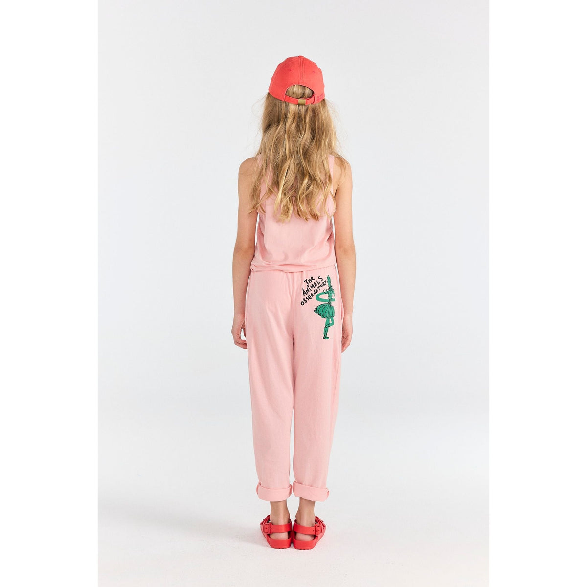 Frog Kid Tank Top Soft Pink