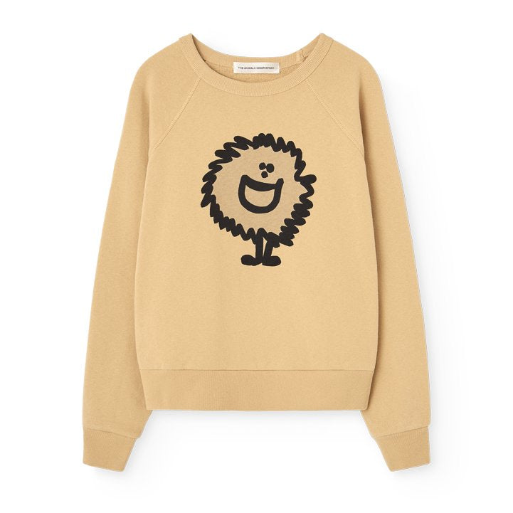 Shark Kid Sweatshirt Soft Brown
