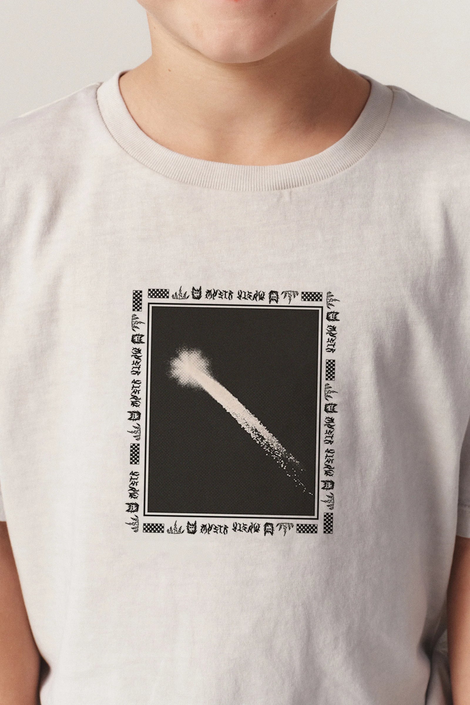 Fireside SS Tee - Washed White