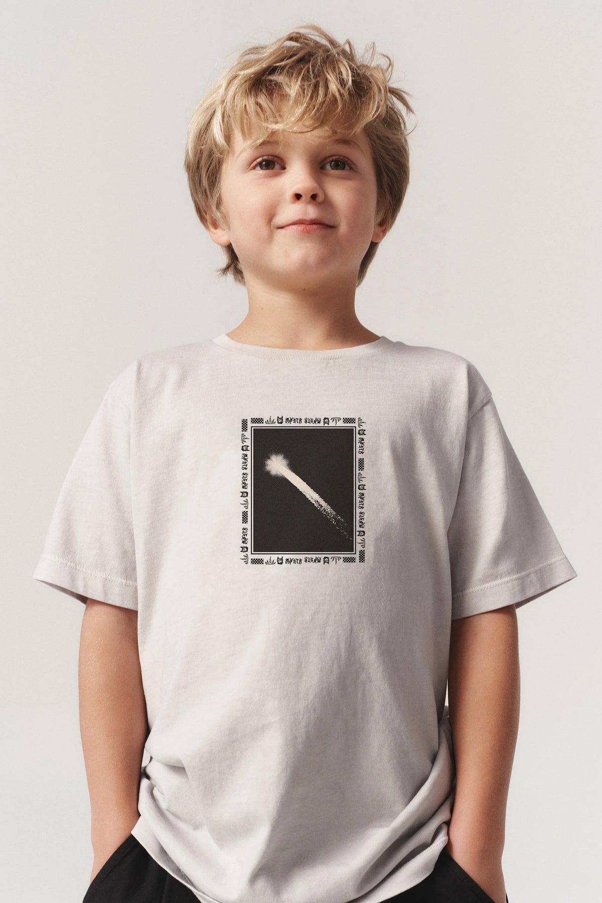 Fireside SS Tee - Washed White