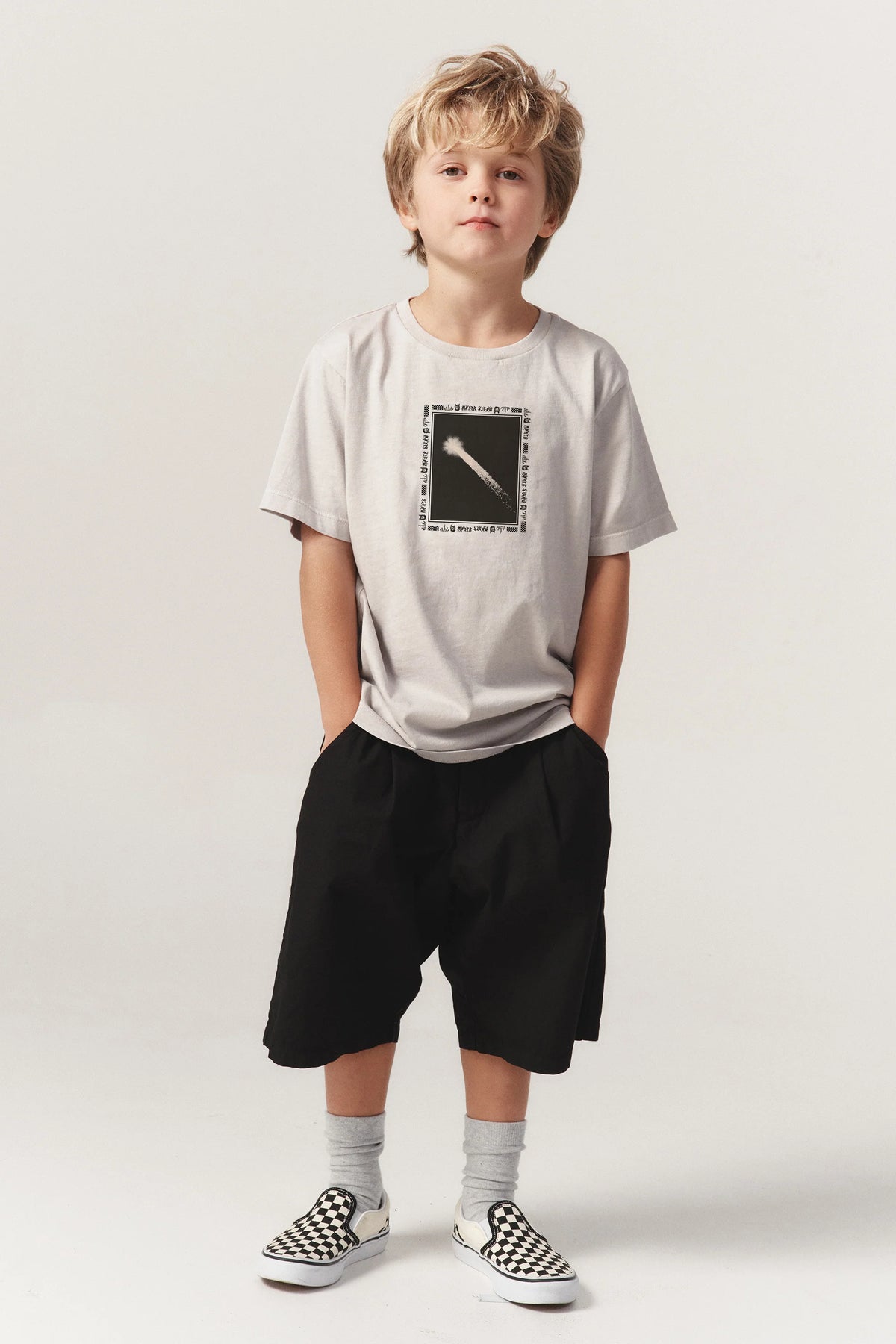 Fireside SS Tee - Washed White