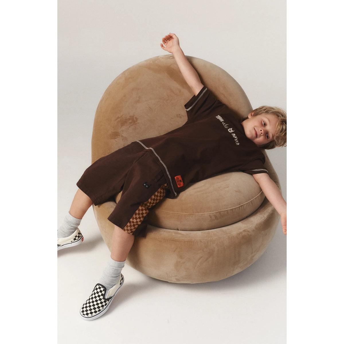 Allteeth Ss Tee - Washed Chocolate