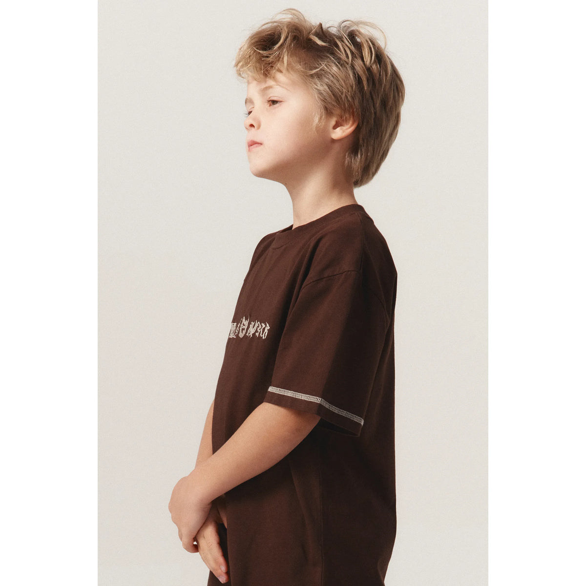 Allteeth Ss Tee - Washed Chocolate