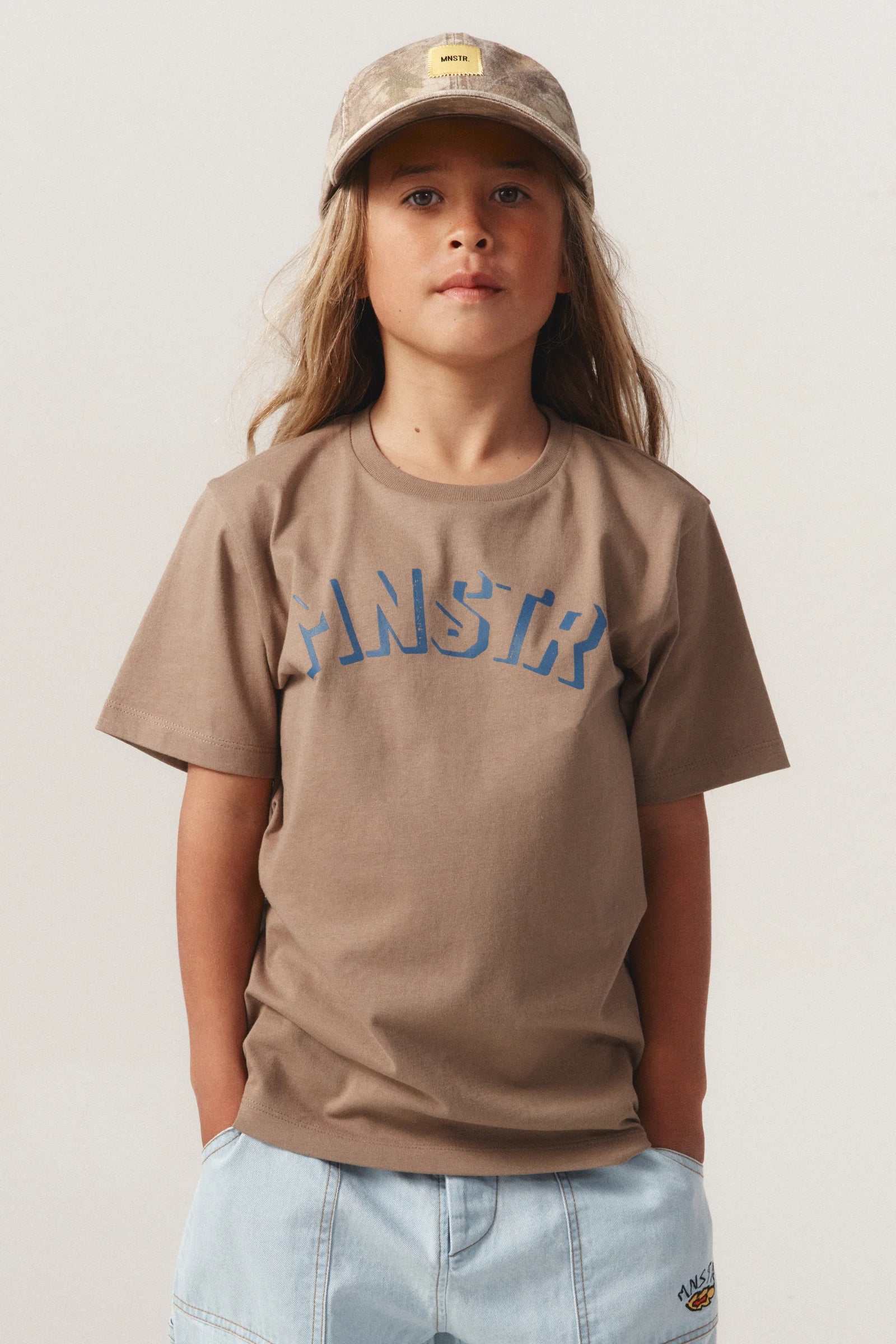 Letters SS Tee Khaki