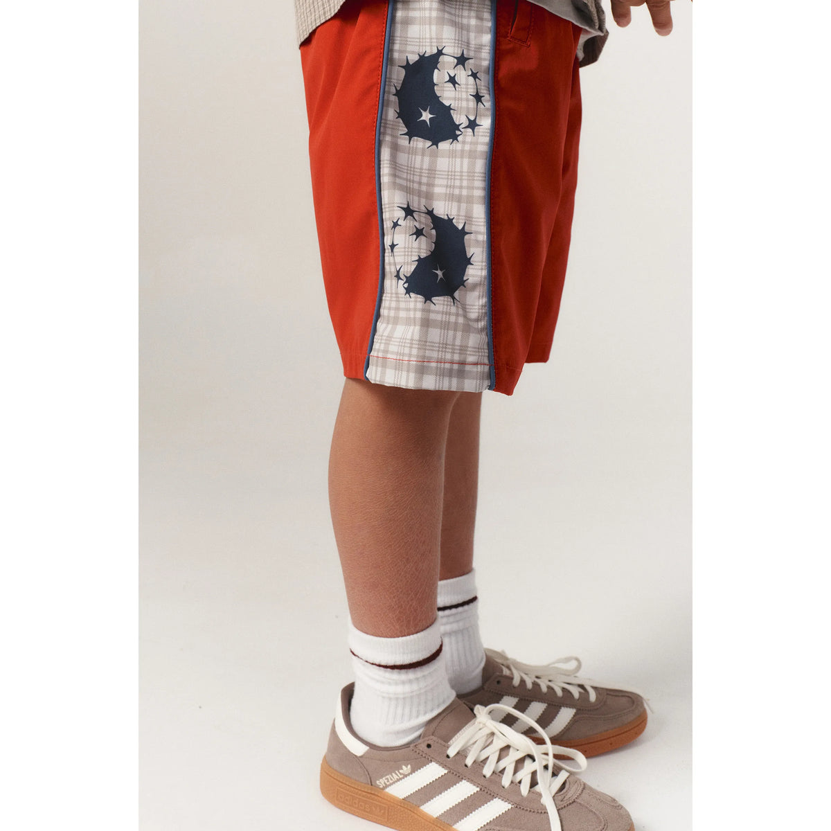 Silver Bshort - Red
